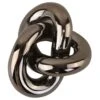 Knot Table Dekoration Dark Silver, Large