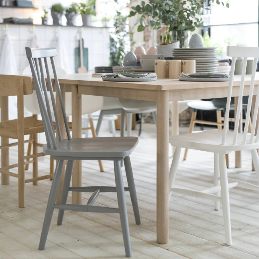 Wood H17 Windsor-Stuhl, Grau – Bild 2