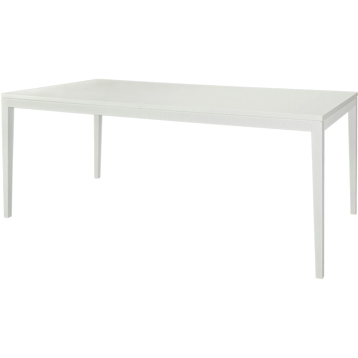 Line Esstisch 200x100x76, Weiß – Bild 2