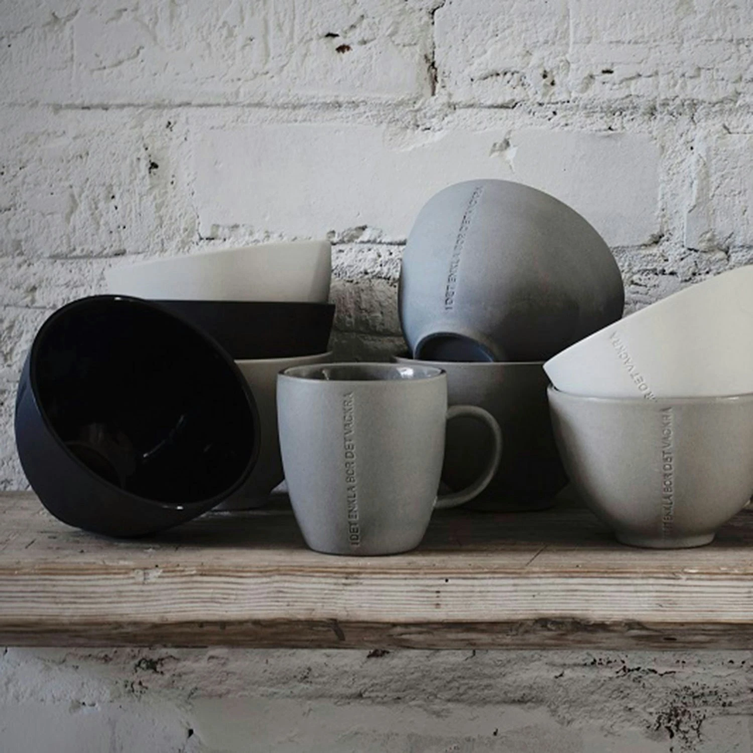 Ernst Zitat Schüssel "I Det Enkla", Weiß – Bild 2