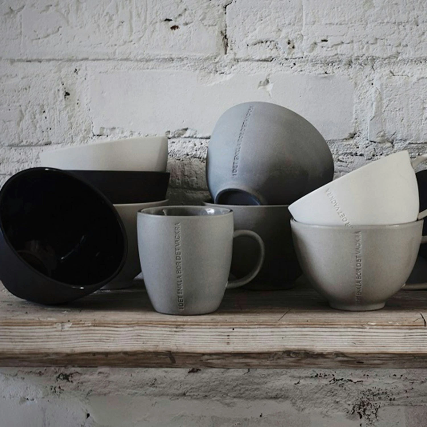 Ernst Zitat Tasse "I Det Enkla", Hellgrau – Bild 2