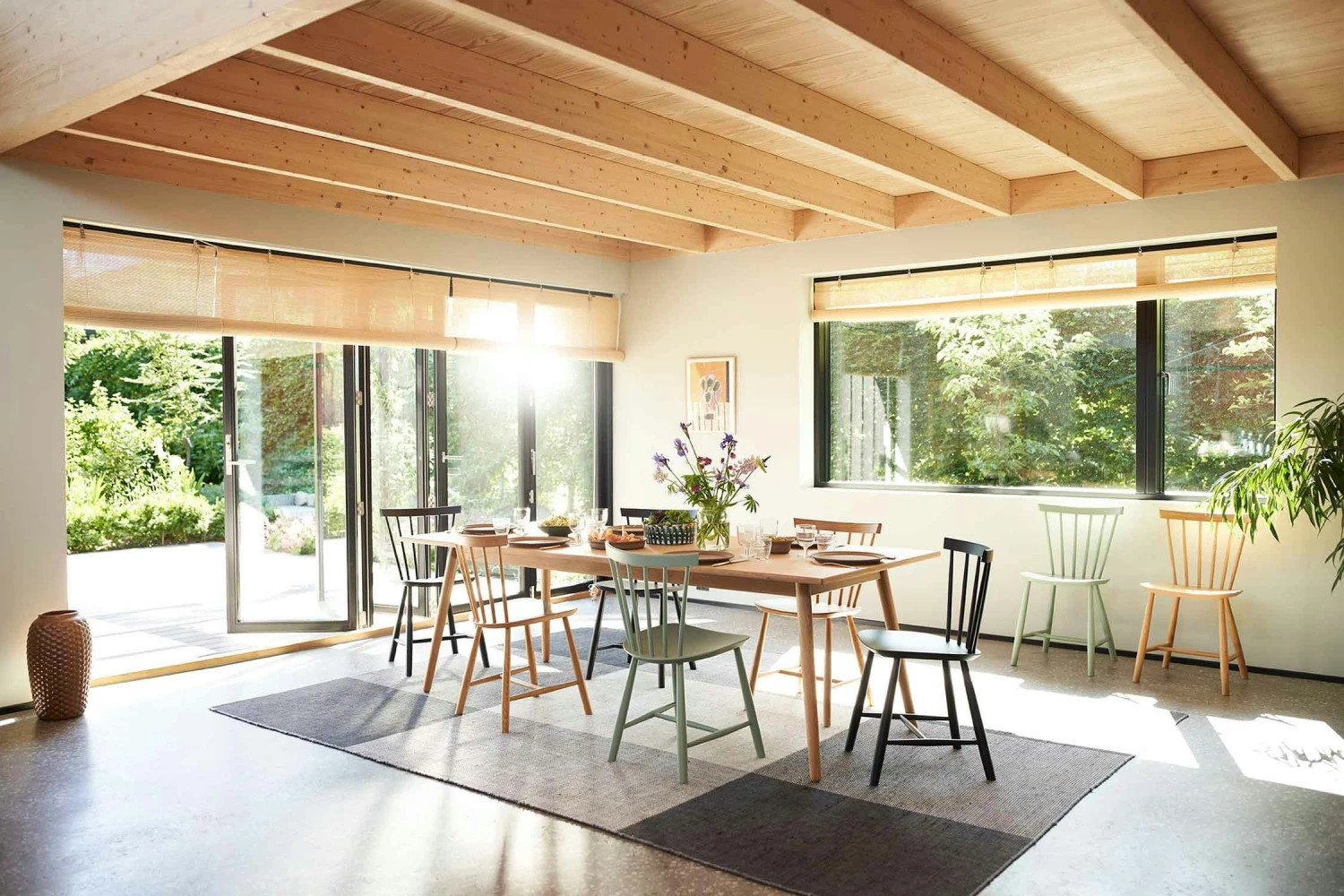 J46 Stuhl, Dusty Green – Bild 6