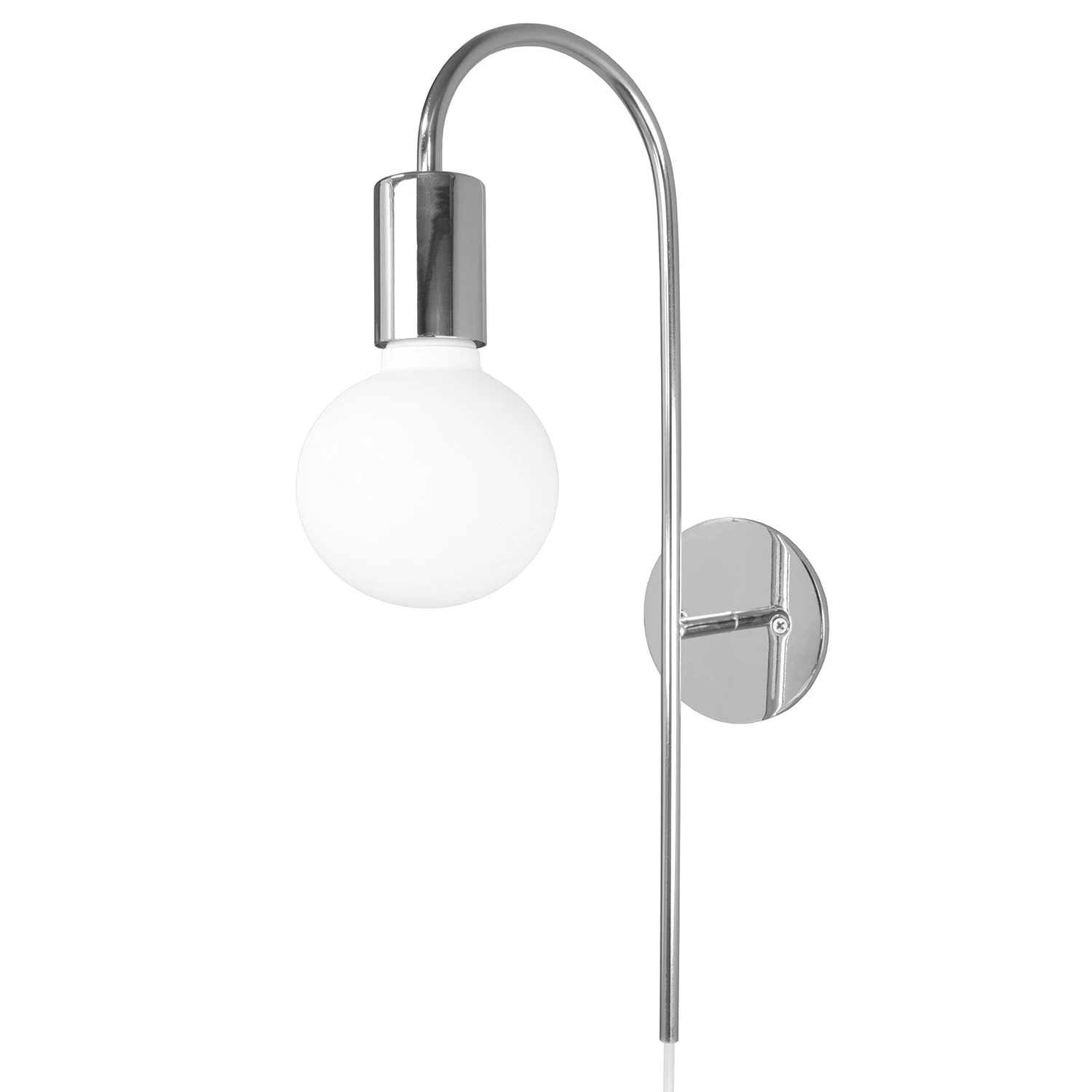 Globen Lighting Grace Wall Lamp, Chrome