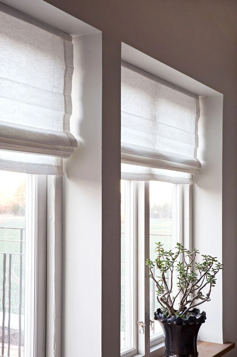 Ebba Rollengardine 100x180cm, Weiss – Bild 3