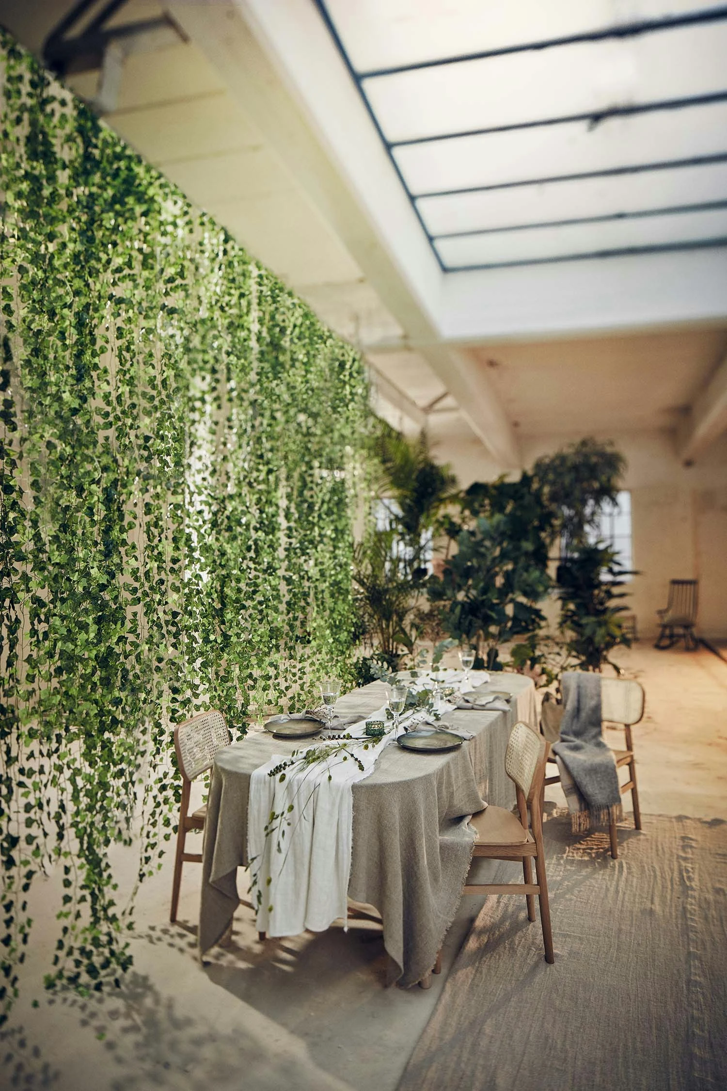 Lovely Tischdecke 145x300 Cm, Natural Beige – Bild 2