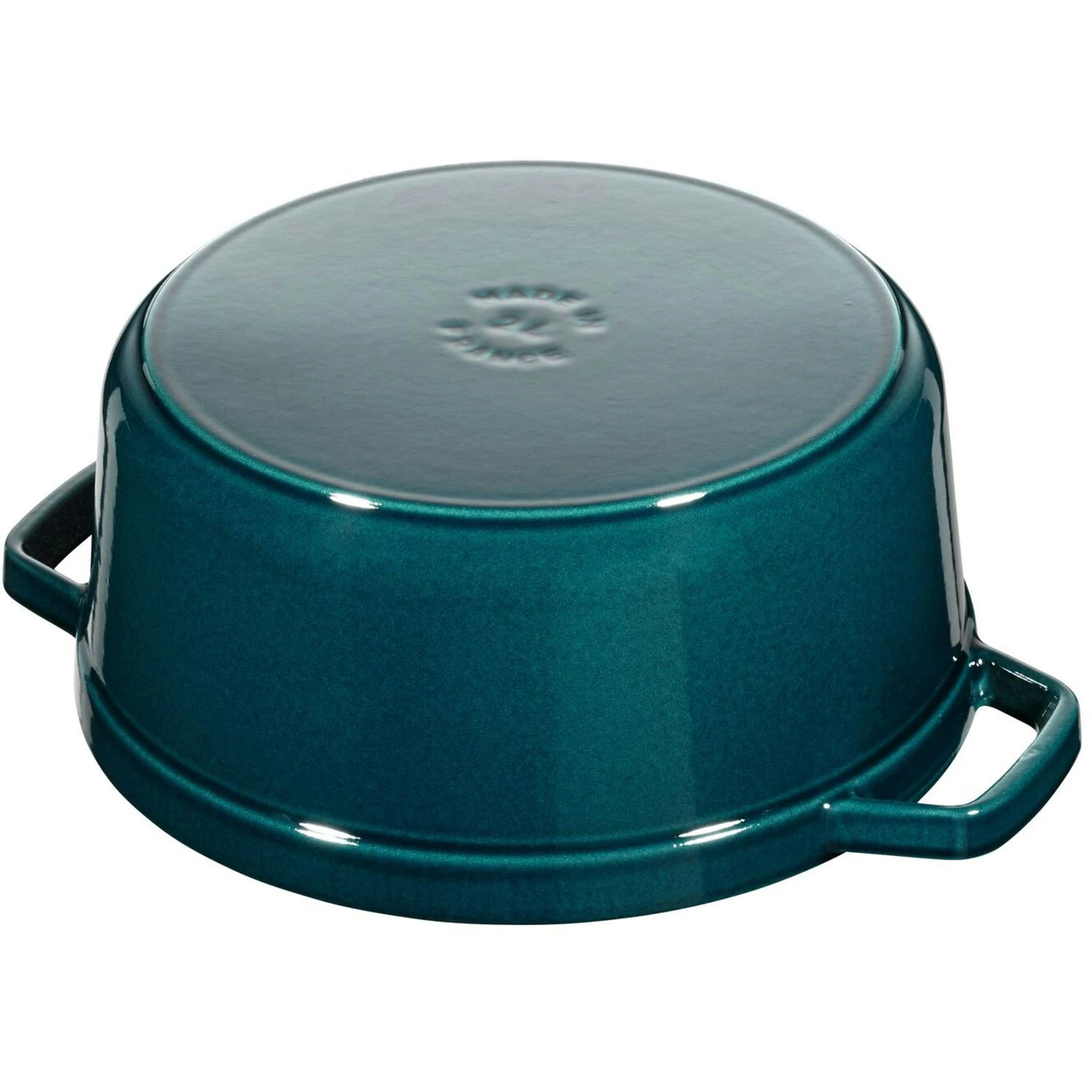 Staub Kokotte Rund 26 Cm 5,2 L, Benzinblau – Bild 3
